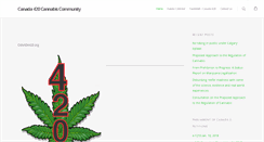 Desktop Screenshot of canada420.org